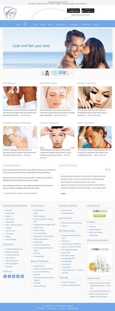 Cosmetic Beauty Treatments Website